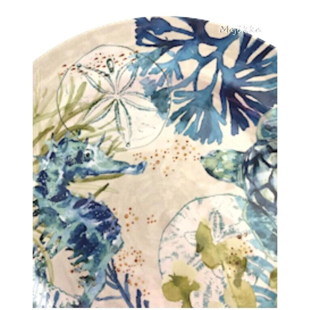 Sigrid Olsen Turtle Seahorse Sea Melamine 11